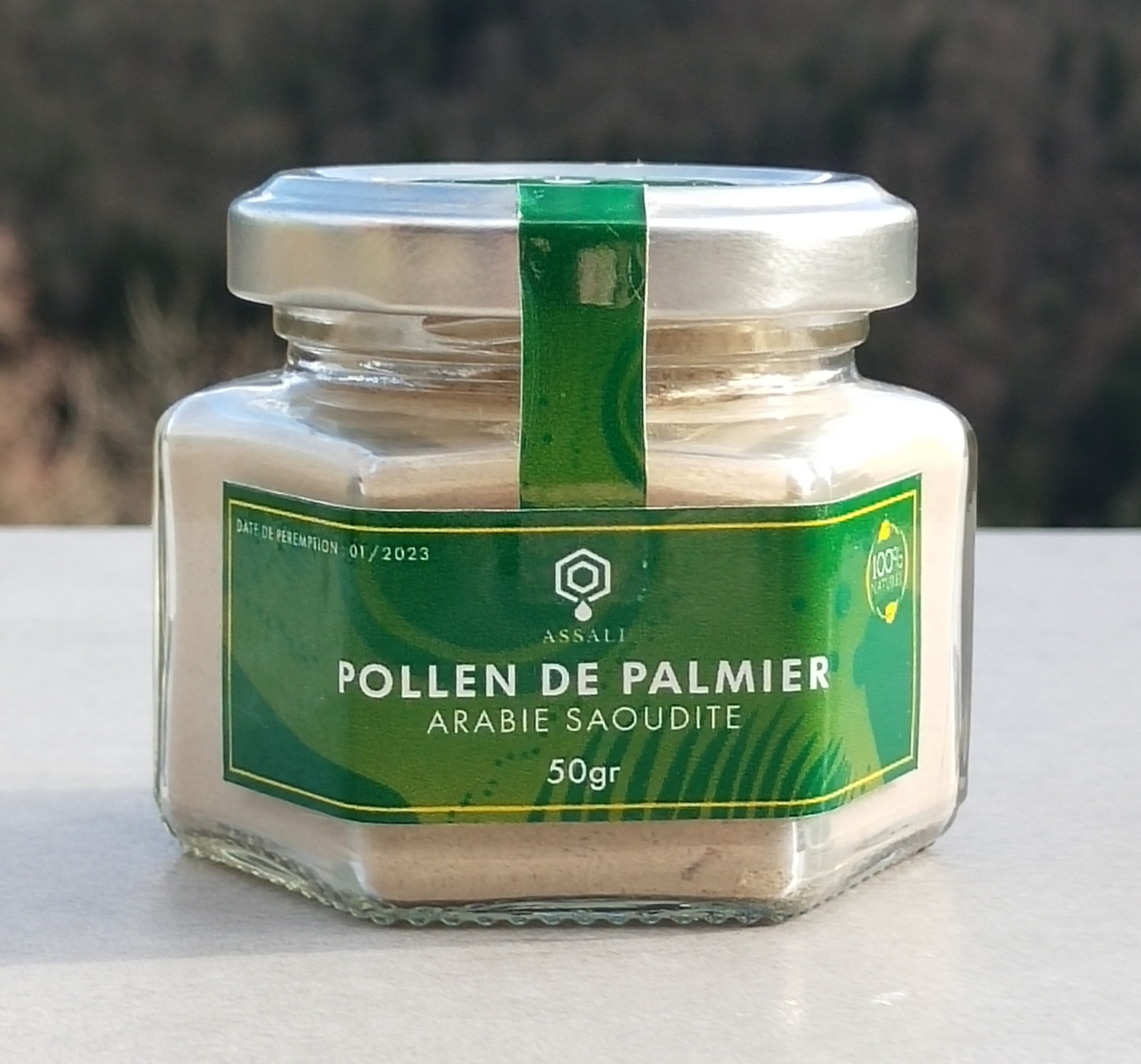 Pollen de Palmier en poudre - 100% naturel - 50g - Super Food - Karamats